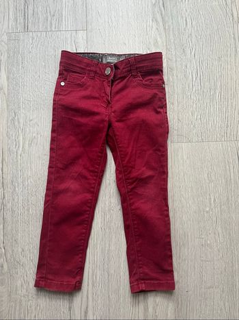 Jean bordeaux fille Orchestra – 3 ans / 98 cm