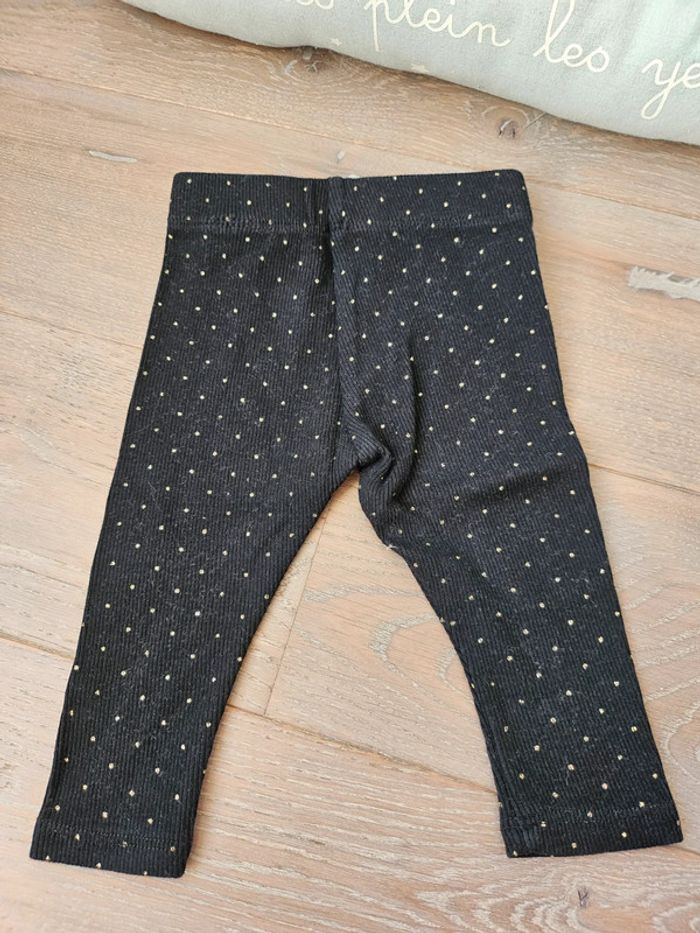 Legging côtelé fille 6 mois - photo numéro 2
