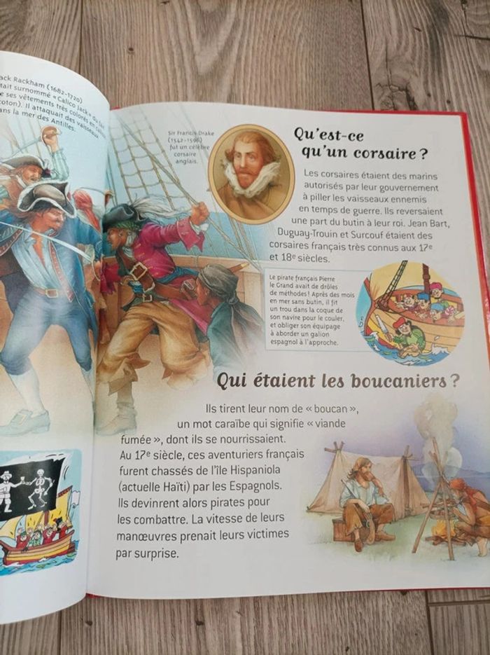 Joli livre instructif sur les pirates neuf - photo numéro 5
