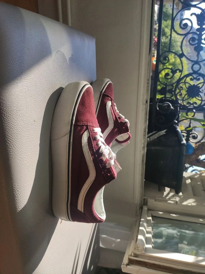 Basket Vans plateforme bordeaux