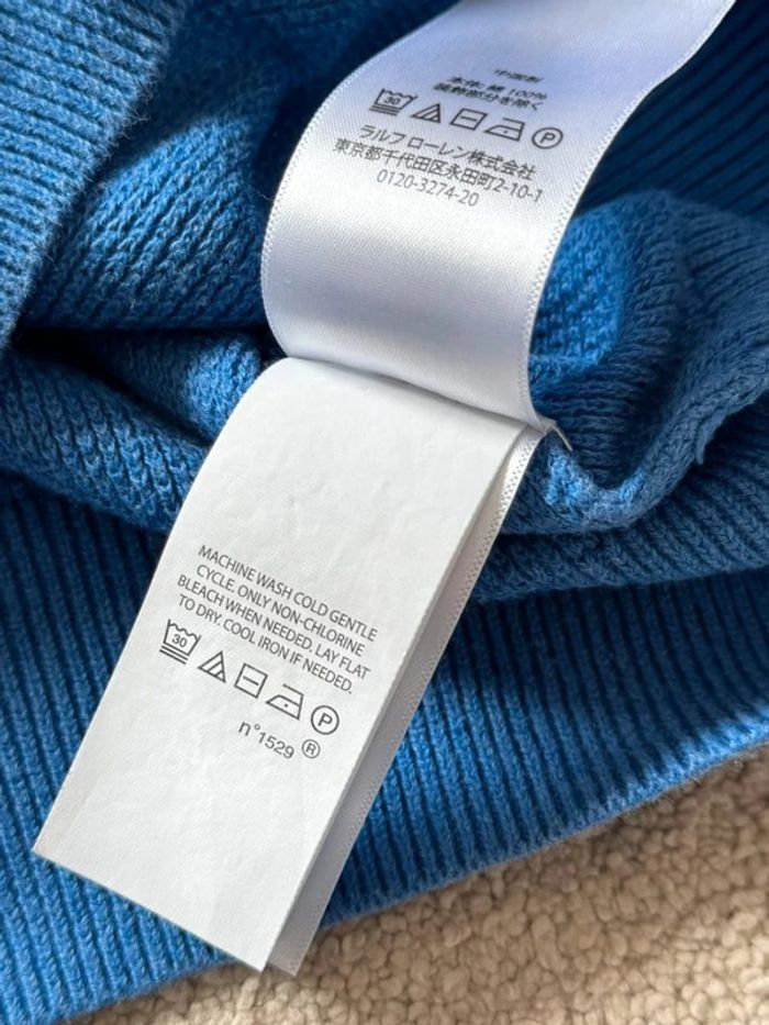 Pull en Mailles Ralph Lauren - Bleu - photo numéro 6