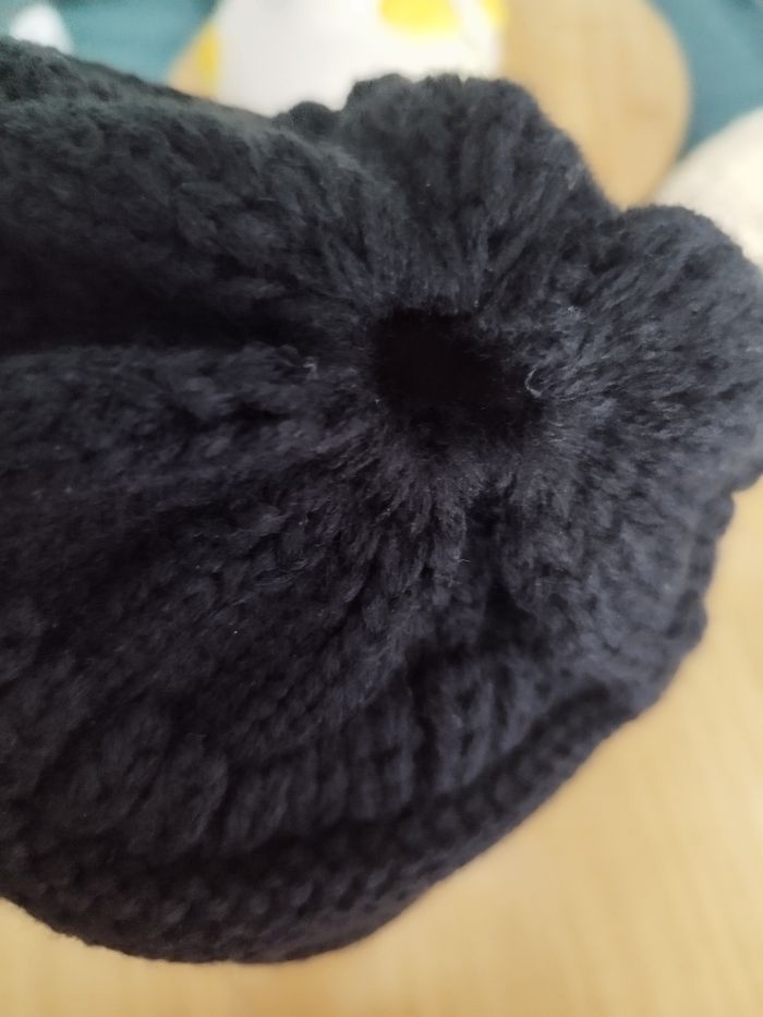 Sublime bonnet beige et noir - photo numéro 7