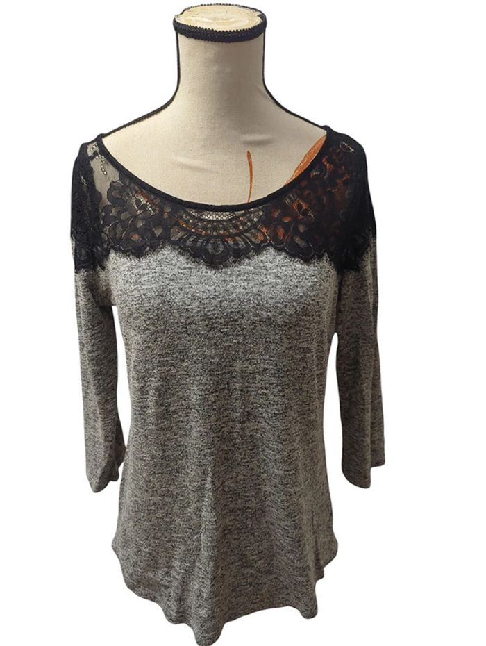 haut et t-shirt Grain de Malice gris taille S