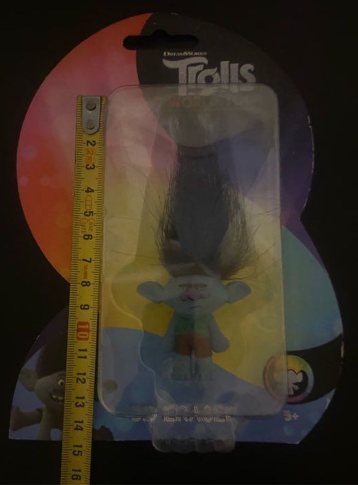 Figurine gomme 3D »Dreamworks »Troll bleu - photo numéro 4