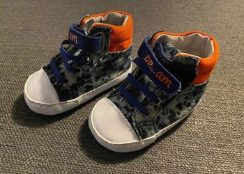 Baskets bleu/orange Du Pareil Au Même