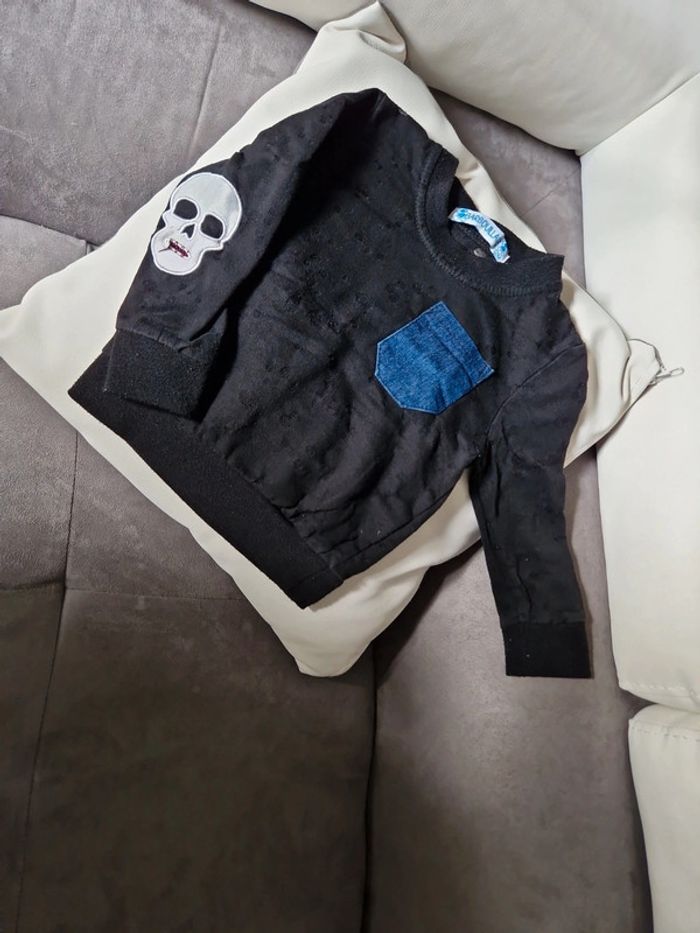 Sous pull effet troués 12 mois badabulle - photo numéro 2