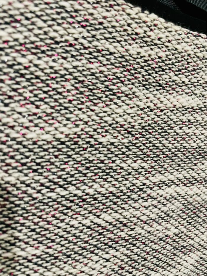 Petit pull gris lacet à l’arrière manches 3/4 taille S - photo numéro 4