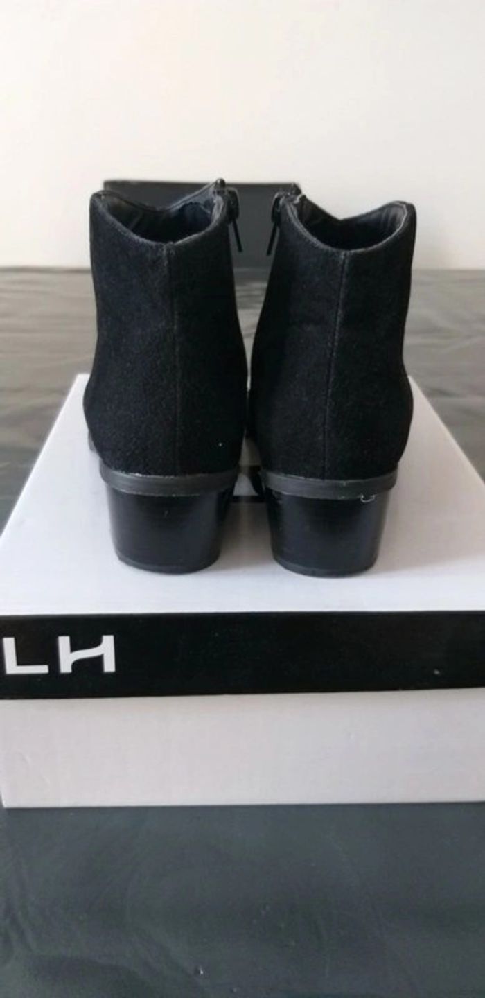 Bottines à talons La Halle noires - photo numéro 4