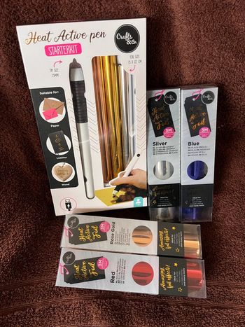 Lot loisirs créatifs foils