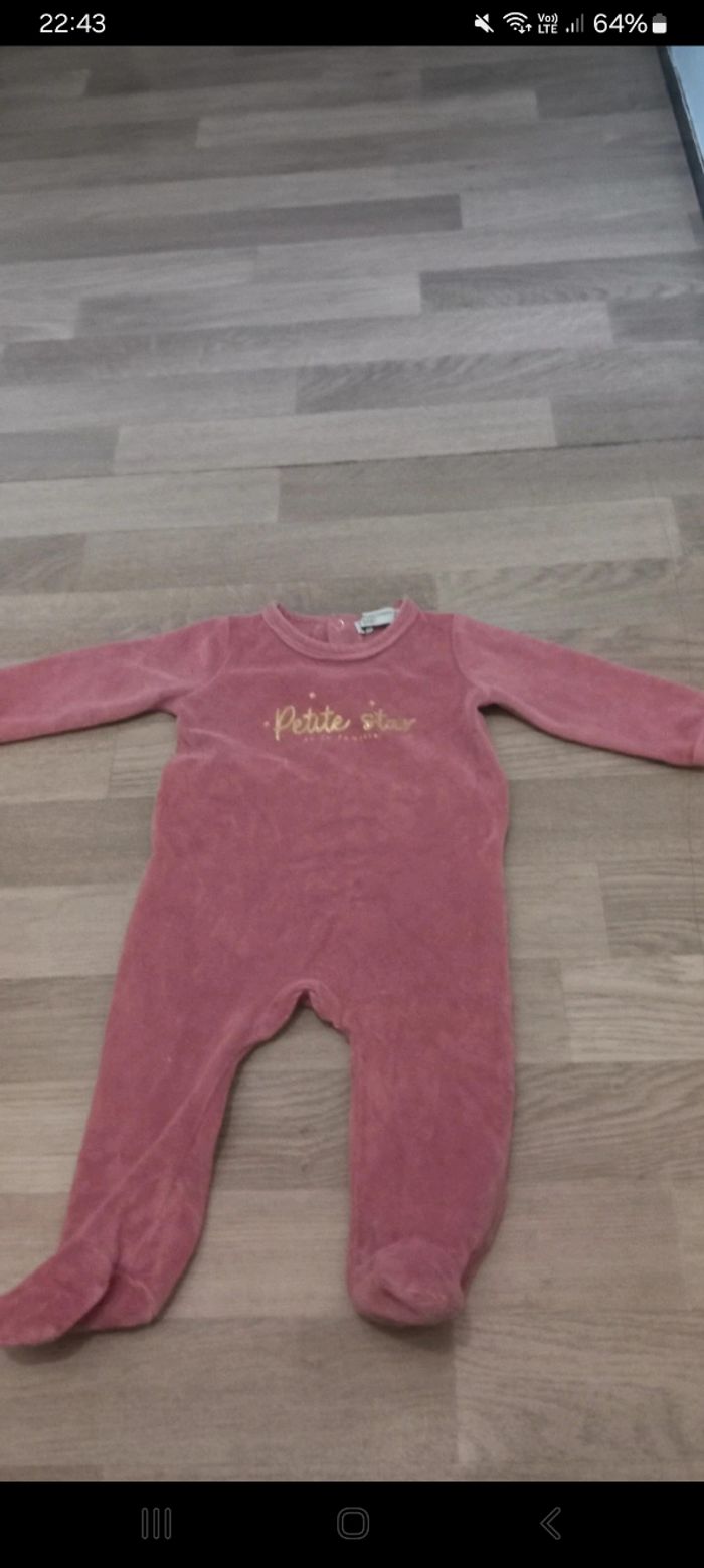 Pyjama 1 piece manche longue marque fashion private compagny