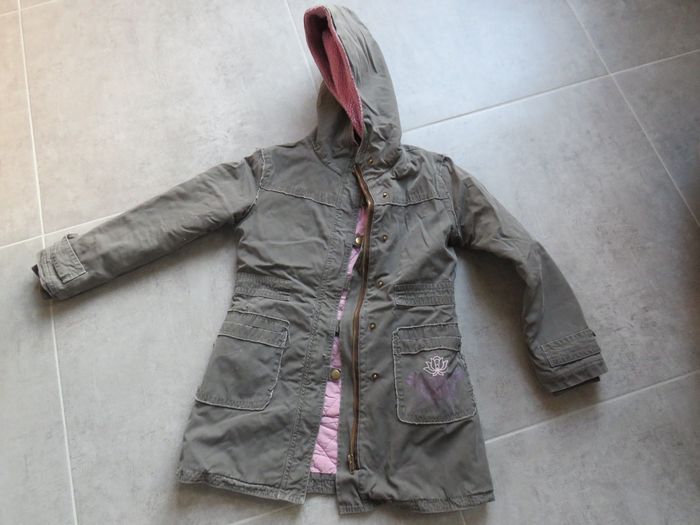 Manteau hiver chaud doublé fille 10 ans