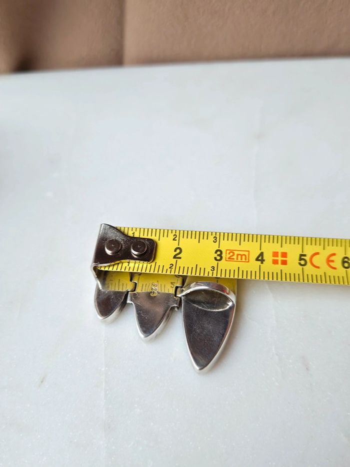 🔅 pendentif argent et bois - photo numéro 5