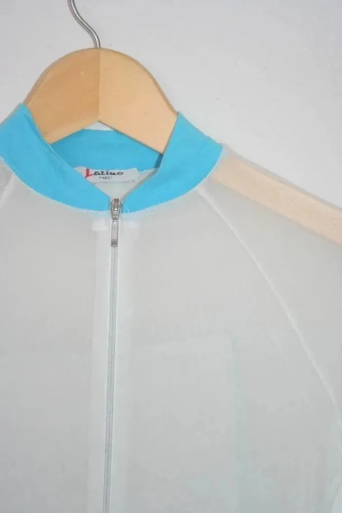 Haut zippé en voile transparent 12 ans - photo numéro 2