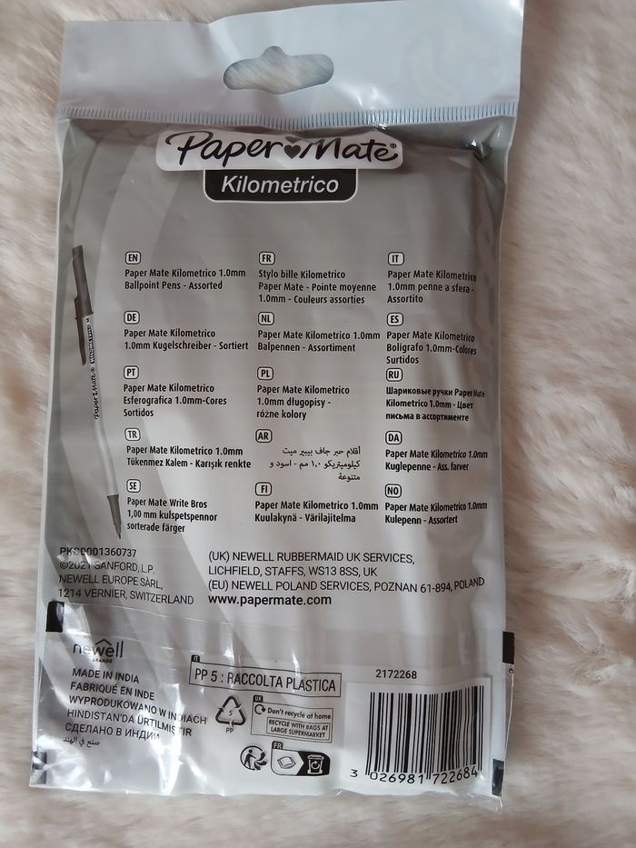 Papeterie: 10 Stylos-billes Paper Mate *3 coloris+ Notes adhésives - photo numéro 9