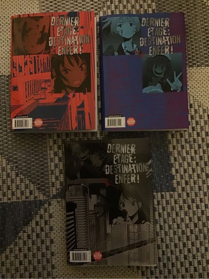 Lot 3 mangas Sky-High Survival très bon état kana livres - photo numéro 2