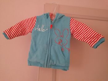 Gilet à capuche garcon hiver