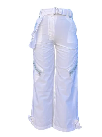 Pantalon Sports Label by Moods’ Attitude blanc fille Taille 8 ans Neuf