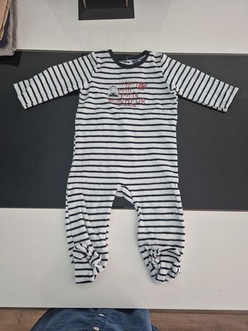 Pyjama velours 12 mois