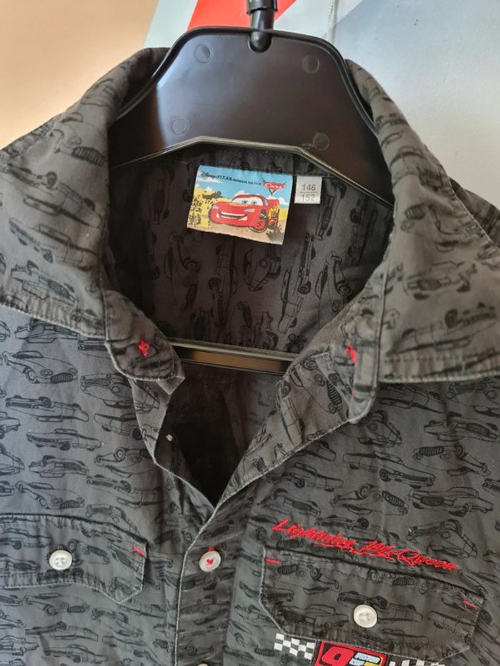 Chemise manche courte cars 12 ans - photo numéro 2