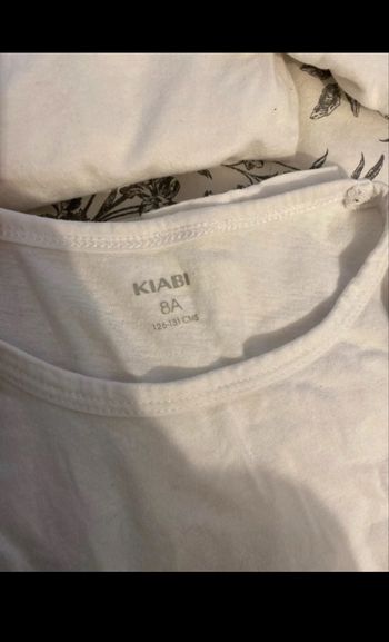 Lot maillots corps manches courtes 8 ans