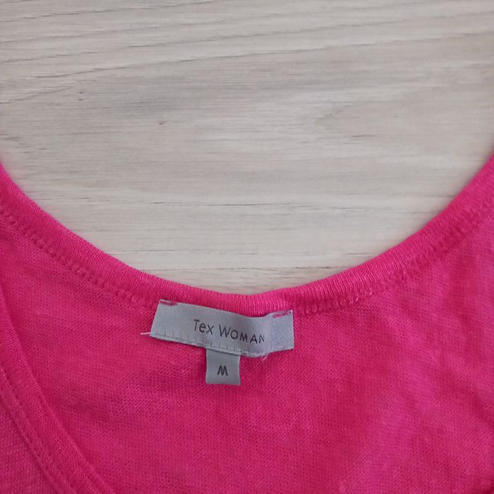 Débardeur femme fushia Tex taille M - photo numéro 2