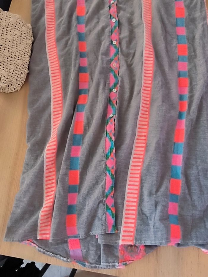 Robe coton oversize broderie 36 au 54 - photo numéro 2