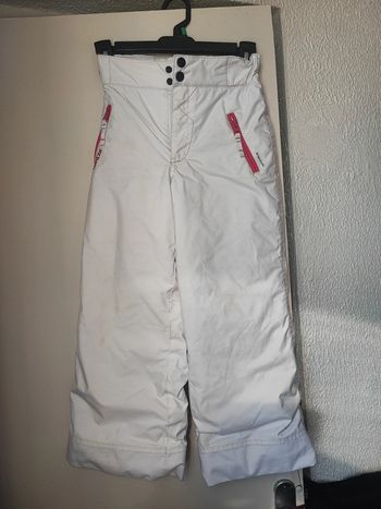 Pantalon blanc wed'ze de ski 6 ans
