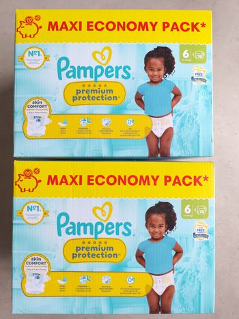 Couches Pampers premium protection