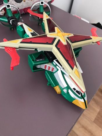 robot power rangers 2003 ninja storm megazord tenkujin hurricanger BANDAI