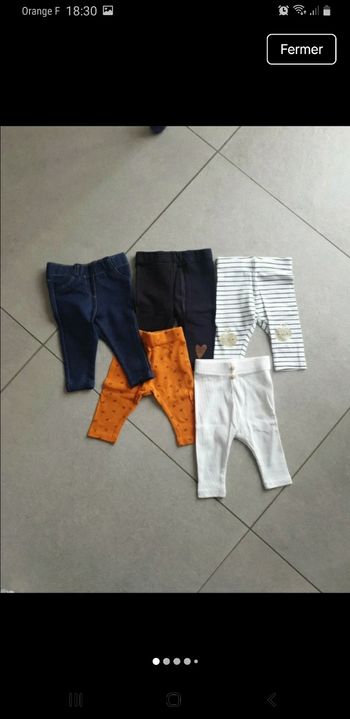 Lot leggings #3mois 