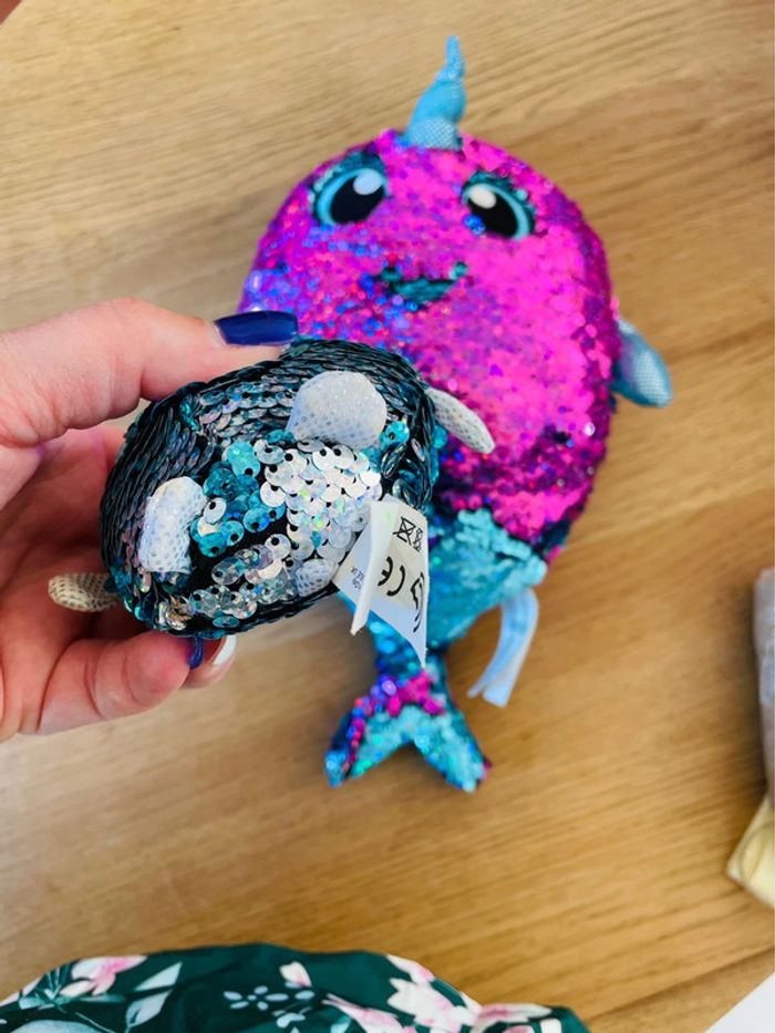 Lot de deux peluches à sequin réversible shimmeez - photo numéro 5