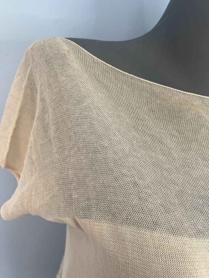 T-shirt court Sarah Pacini sable - Taille unique - Manches courtes - photo numéro 3