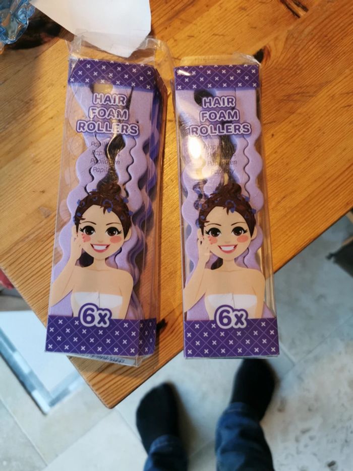 Papillotes pour cheveux