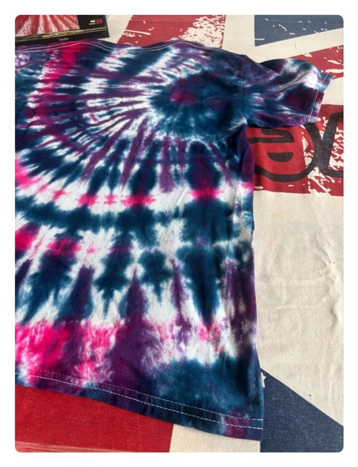 T-shirt Gildan Tye&Die taille S/M violet - photo numéro 13