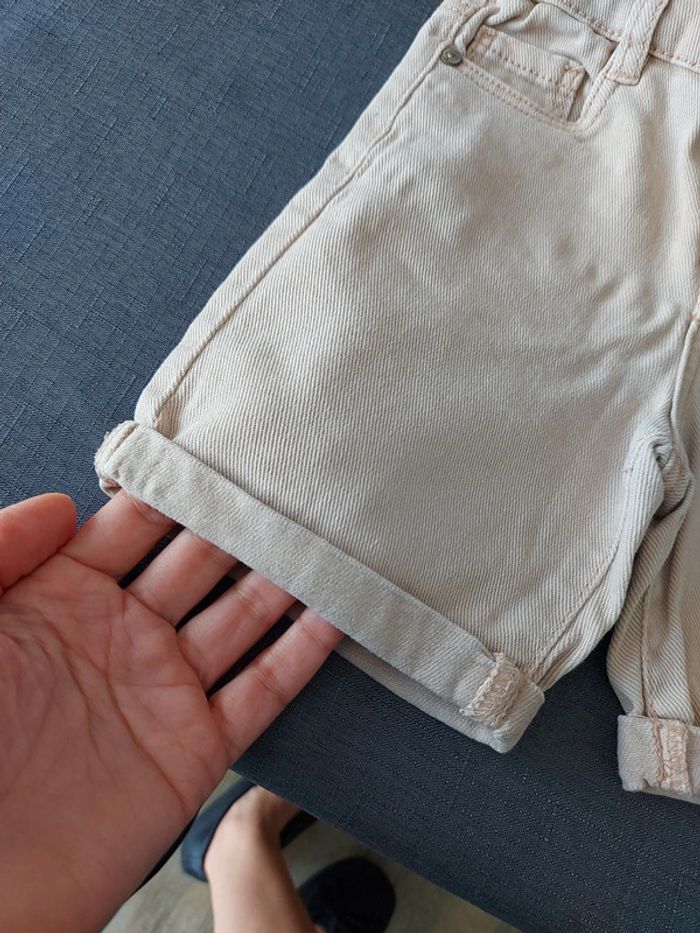 Bermuda en jeans rose poudre Vertbaudet 5 ans - photo numéro 5
