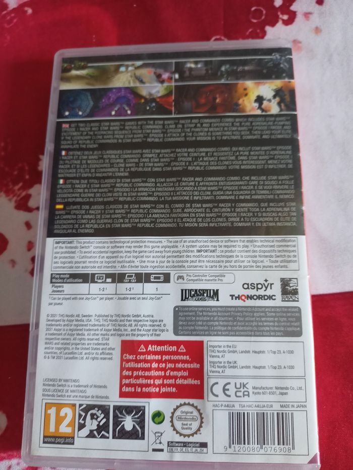 Nintendo Switch star wars racer republic commando - photo numéro 2