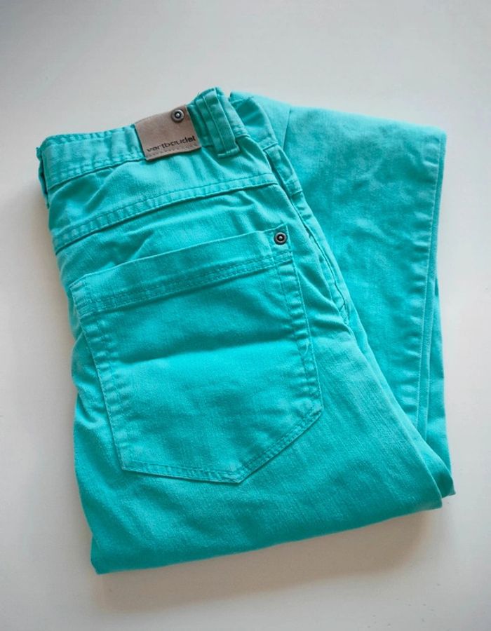 Jean turquoise Verbaudet 12ans - photo numéro 2