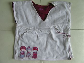 Chasuble ma petite poupée nippone TBE 12 mois