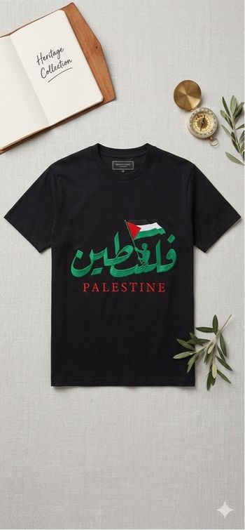 T shirt Palestine 100% coton