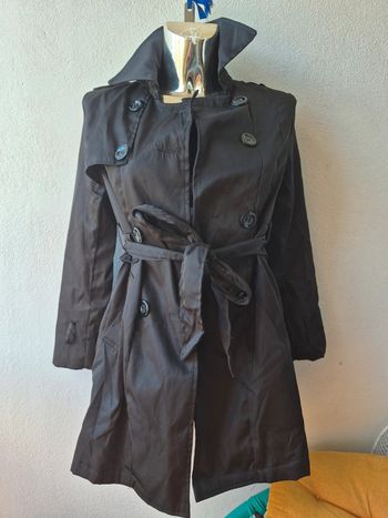 Trench uni noir