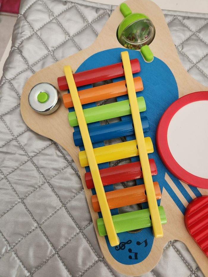 Guitare bois Instrument de musique 6-en-1 playtive lupilu - photo numéro 4