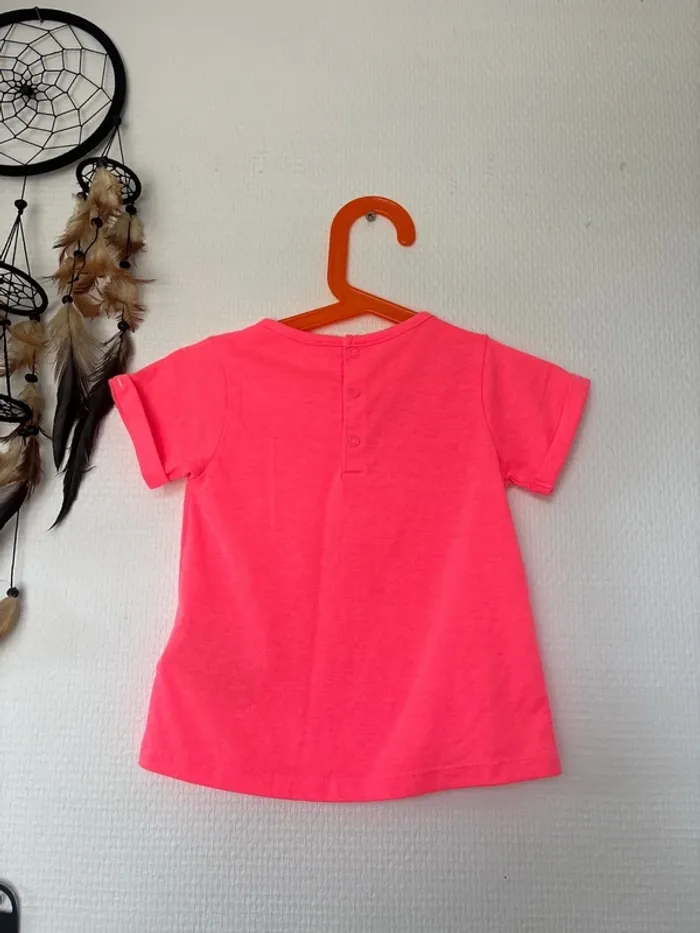 T-shirt fluo rose Kimbaloo - photo numéro 3