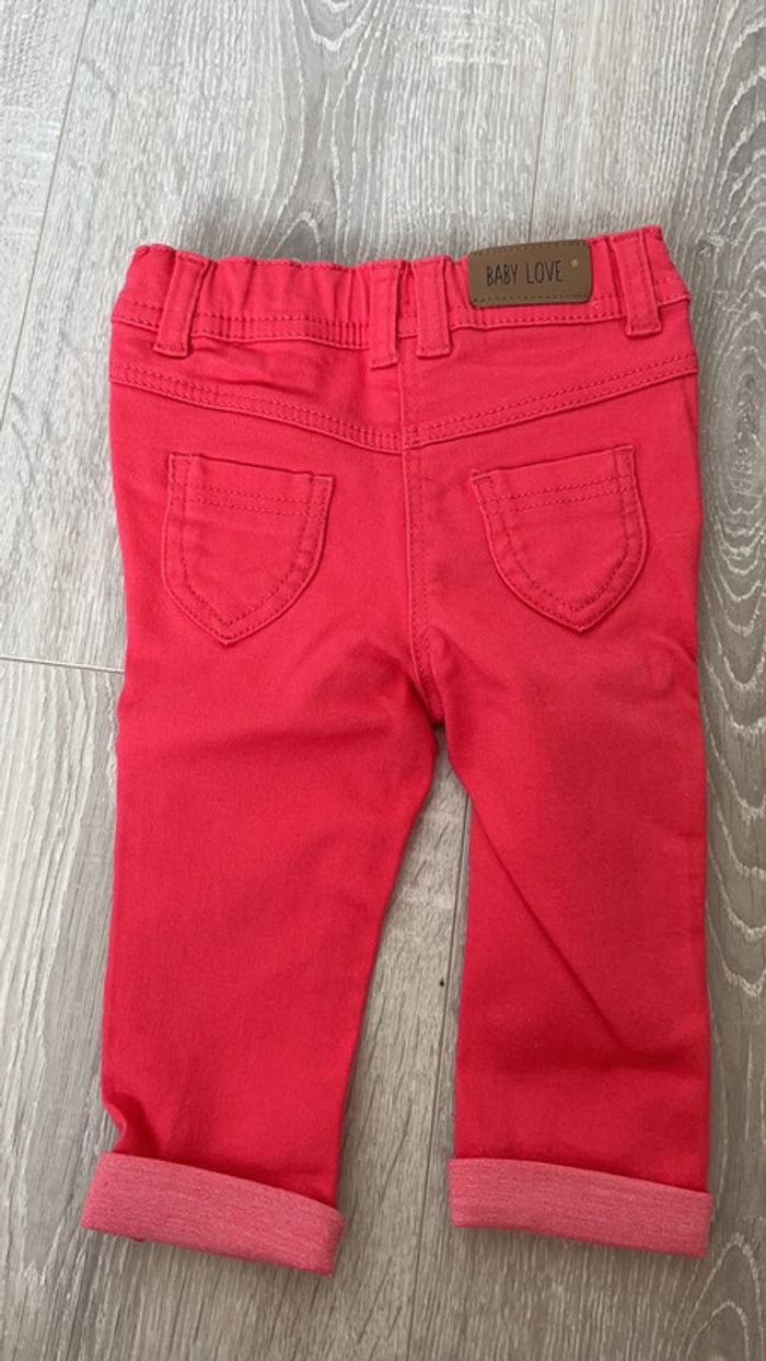 Pantalon rouge rosé - photo numéro 4