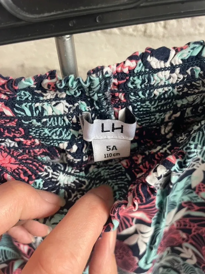 Pantalon large fluide fille printemps été la halle 5 ans - photo numéro 3