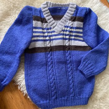 Pull en laine, quatre ans, Phildar