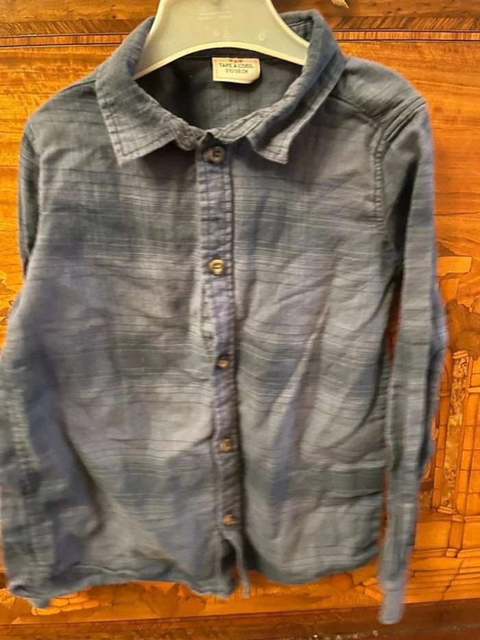 Chemise tape à l’œil 5 ans bleu marine - photo numéro 3