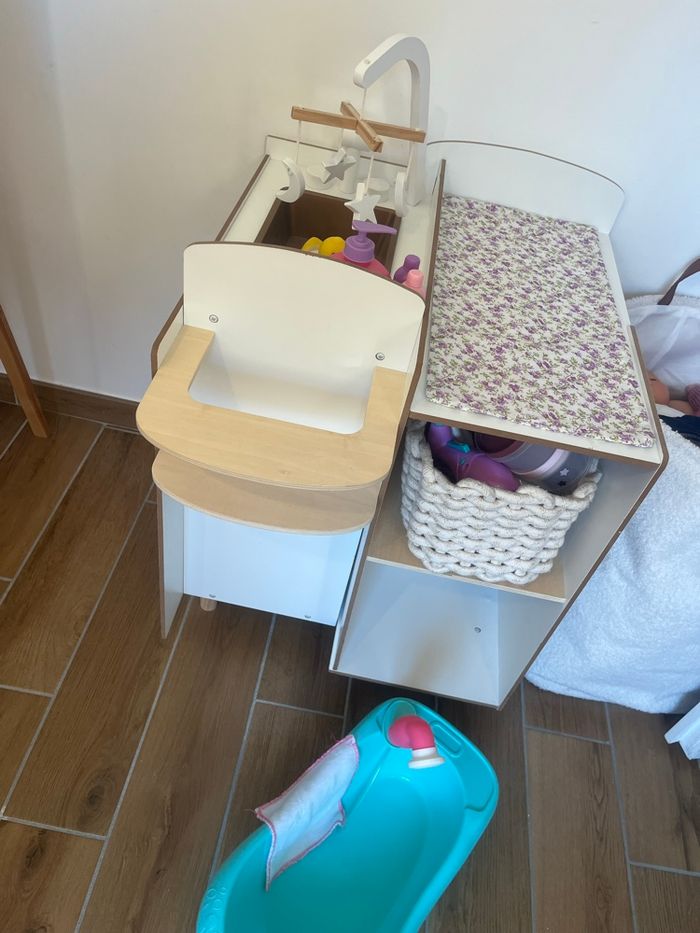 Table à langer en bois bébé - photo numéro 2