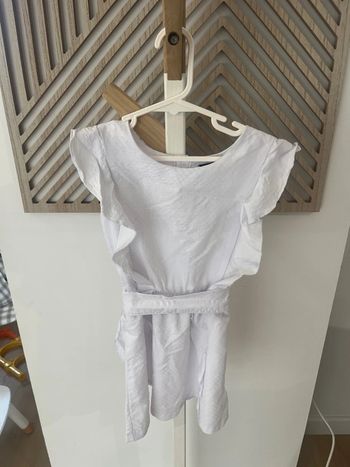 Robe blanche 4 ans