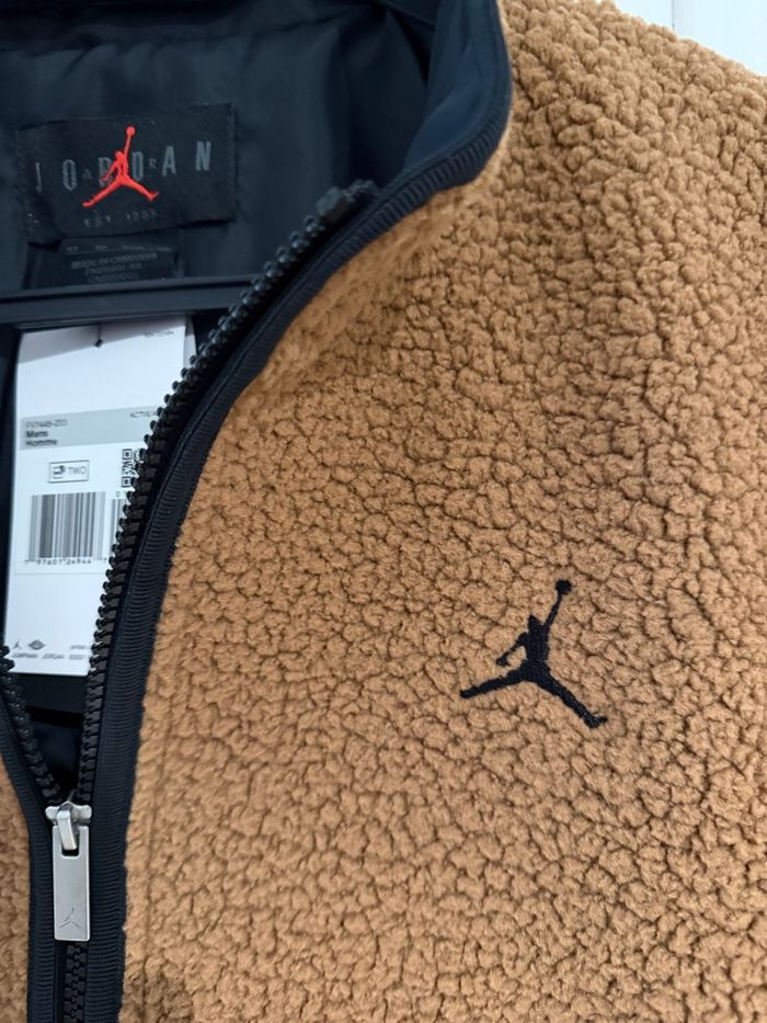 Polaire Air Jordan marron- Nike - photo numéro 7