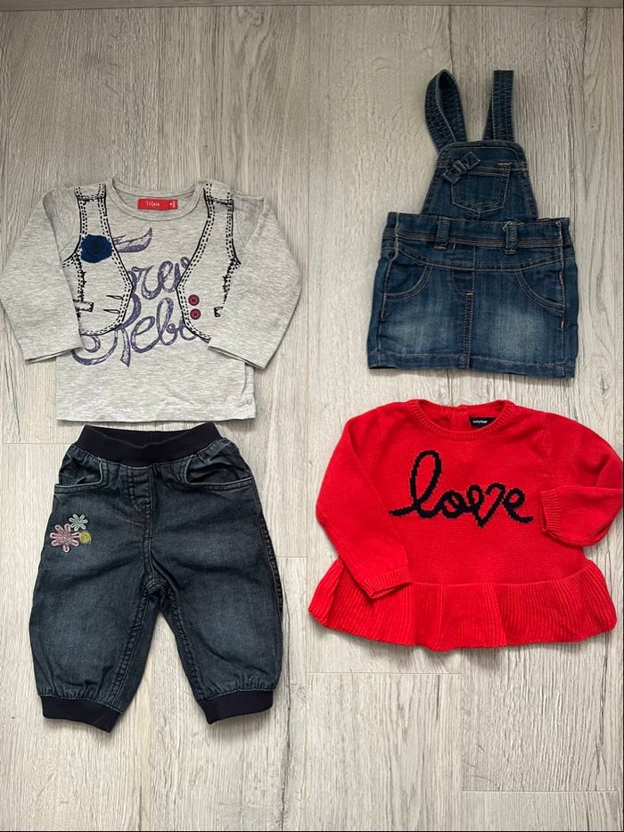 Lot vêtements bébé – 9 mois – Orchestra, Baby Gap, Tape à l’Œil